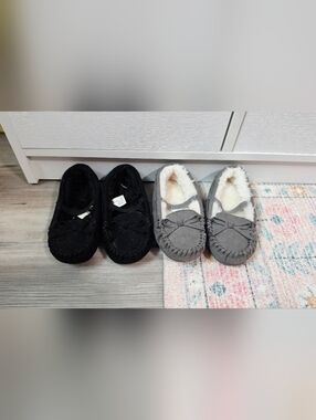 Cat & Jack Toddler Girl Moccassins Bundle Size 8